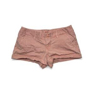 Pink Y2K Low Rise Casual Mini Shorts Summer Peach Going Out Days Women’s Size 5
